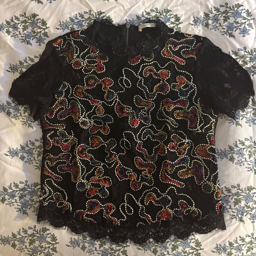 Zara Trafaluc Lace Top